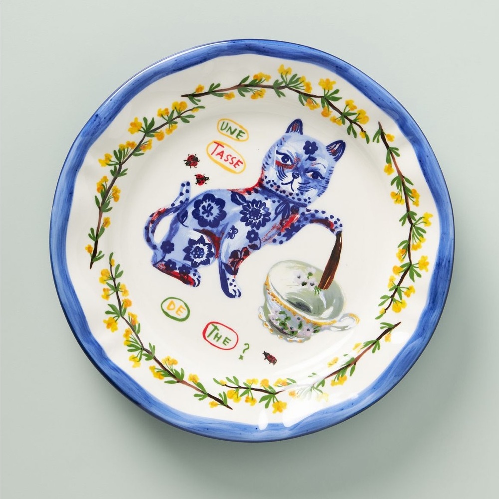 NWT Nathalie Lete Charmante Plate